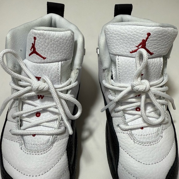 Air Jordans 12 “Red Taxi” Unisex Toddler Size 12 Sneakers - Picture 8 of 16